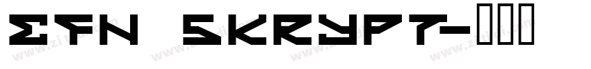 EFN Skrypt字体转换